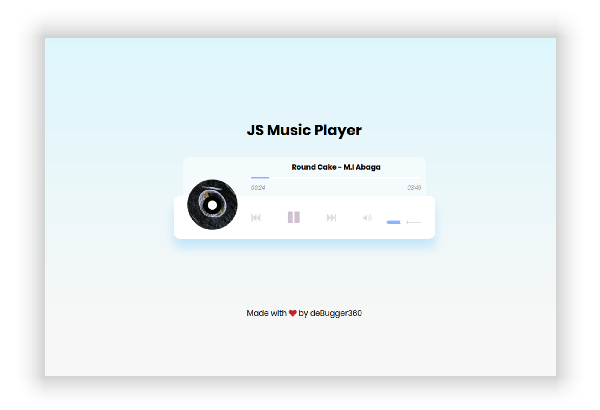 JS Music Player